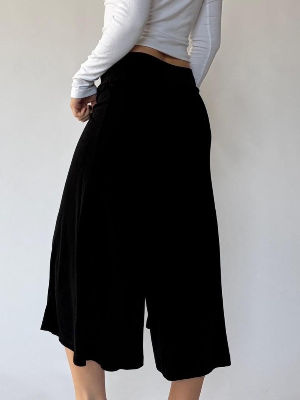 Gaucho Capri Pants Stretchy Large - Picture 3 of 4
